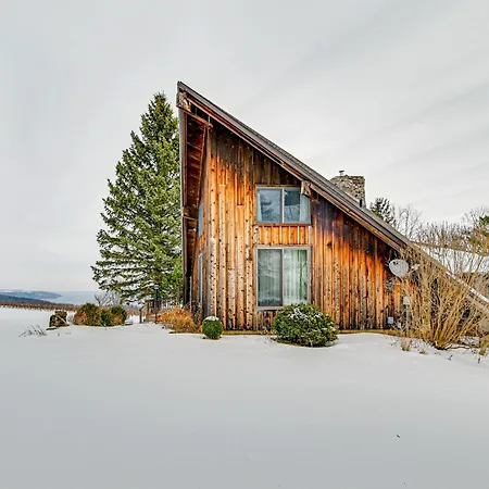 Near Canandaigua Lake Retro Cabin With Deck And Views